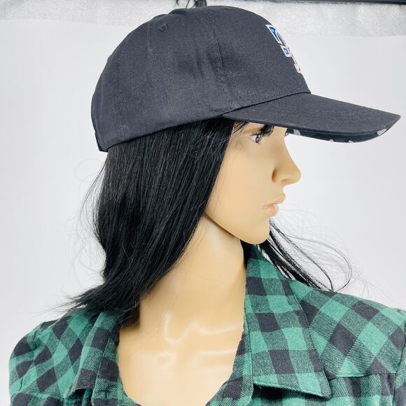 T-Mobile Black Baseball Cap / Hat with Americana "T" Logo and grey camo peak NWT - Picture 2 of 13